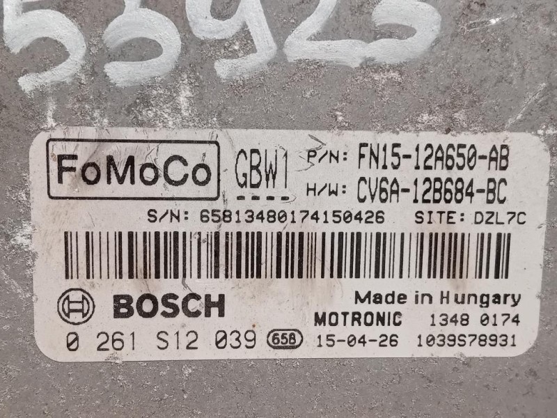 Centralina Iniezione FN15-12A650-AB Ford Ecosport 2013