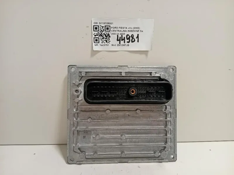 Centralina Iniezione S118325001 Ford Fiesta V 2002