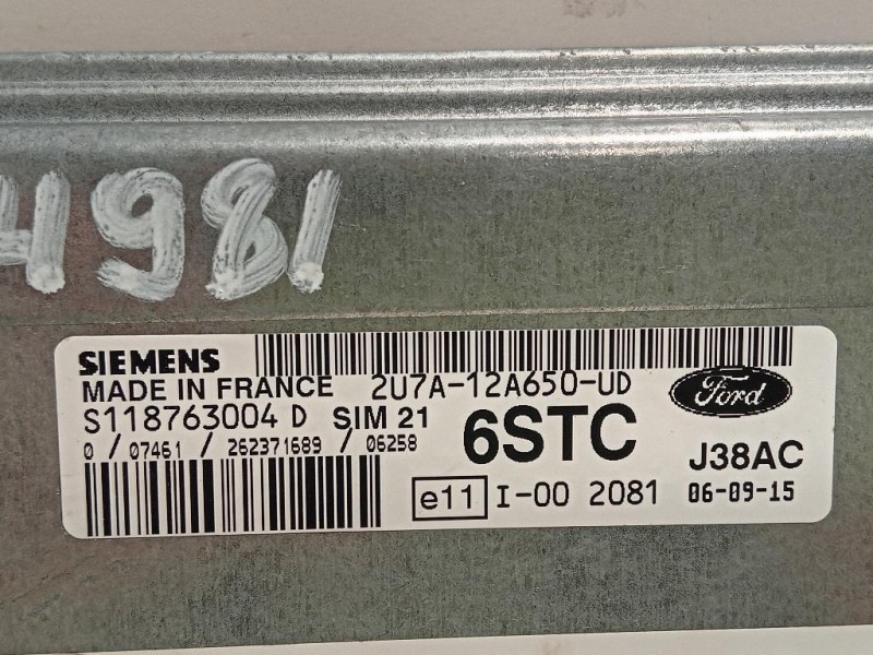 Centralina Iniezione S118325001 Ford Fiesta V 2002