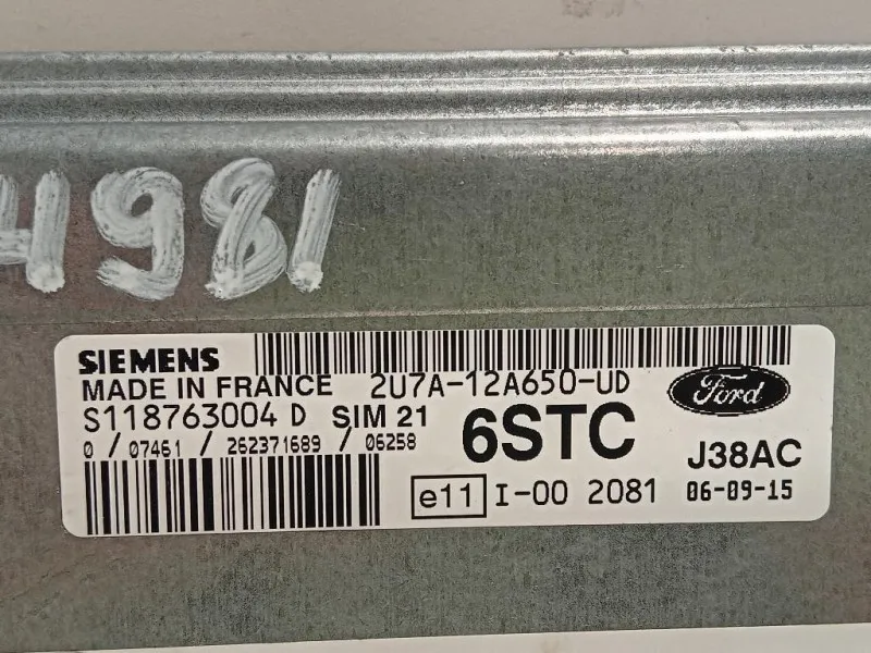 Centralina Iniezione S118325001 Ford Fiesta V 2002