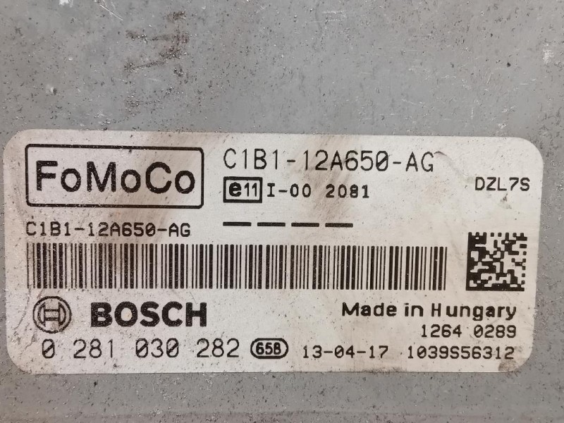 Centralina Iniezione C1B1-12A650-AC Ford Fiesta VI 2008