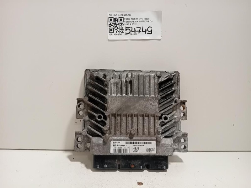 Centralina Iniezione 8V21-12A650-EB Ford Fiesta VI 2008