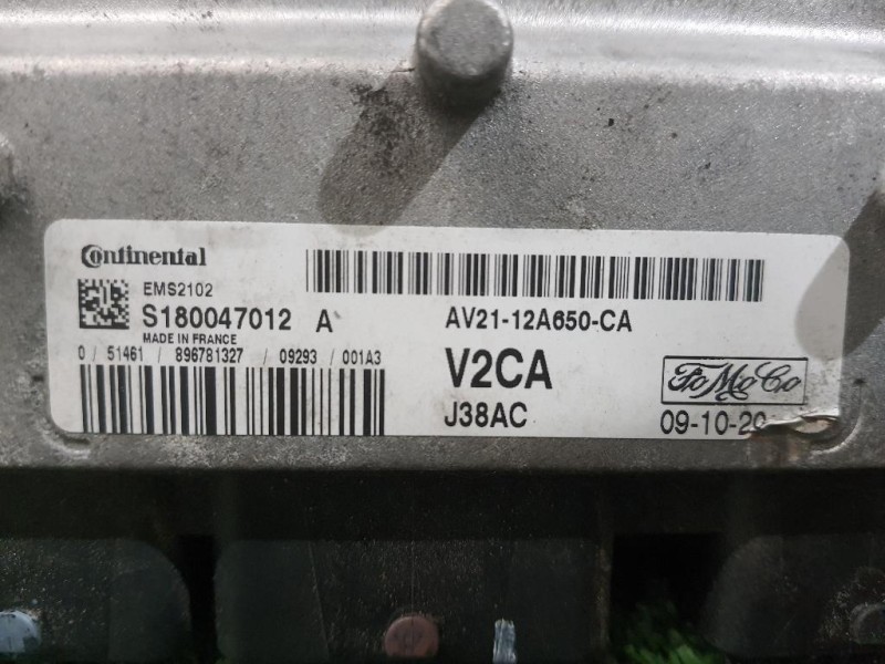 Centralina Iniezione AV2112A650CA Ford Fiesta VI 2008