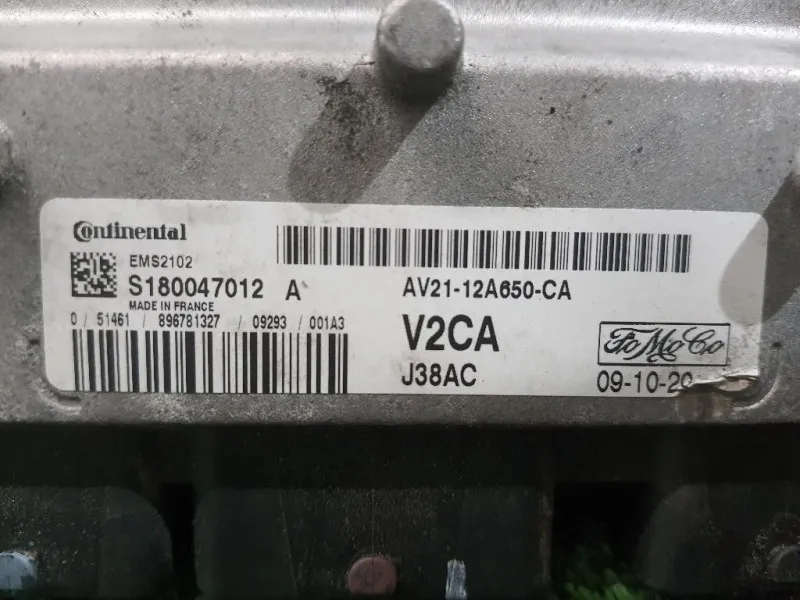 Centralina Iniezione AV2112A650CA Ford Fiesta VI 2008