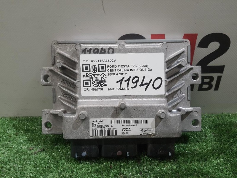 Centralina Iniezione AV2112A650CA Ford Fiesta VI 2008