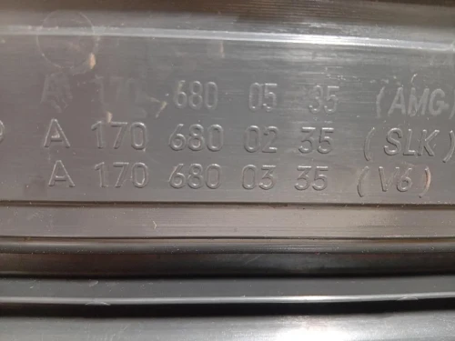 Pedana Battitacco DX A1706800235 Mercedes Classe SLK R171 2008