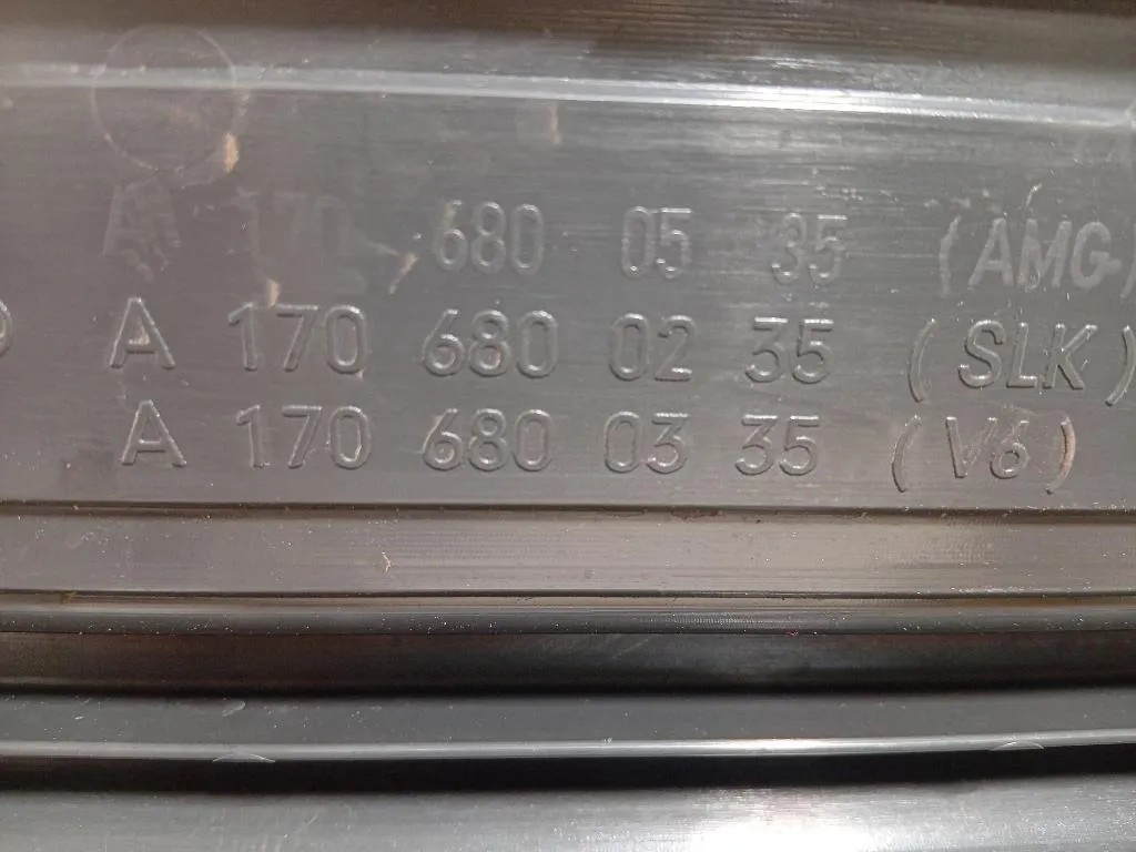 Pedana Battitacco DX A1706800235 Mercedes Classe SLK R171 2008