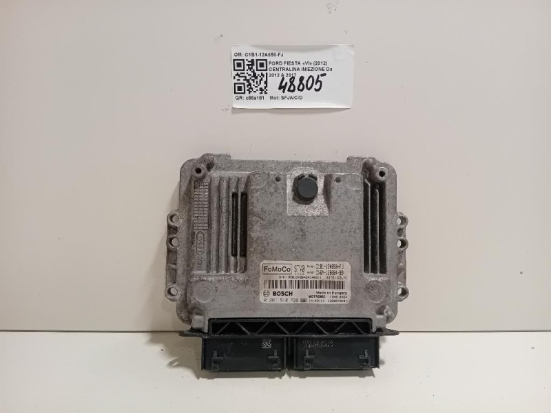 Centralina Iniezione C1B1-12A650-FJ Ford Fiesta VI 2012