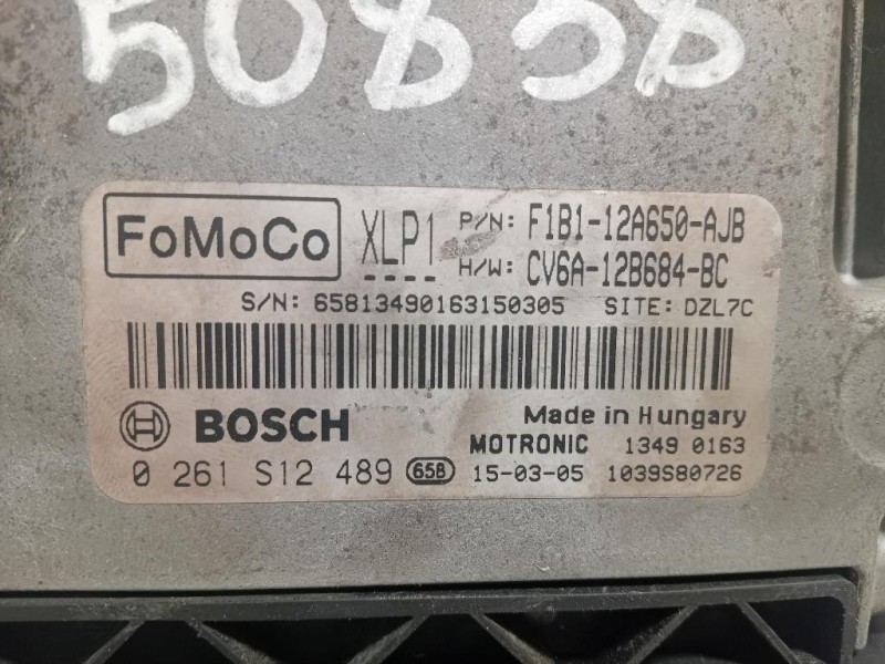 Centralina Iniezione F1B1-12A650-AJB Ford Fiesta VI 2012