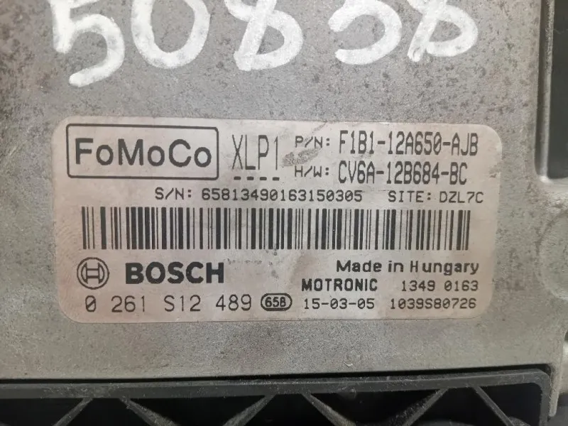 Centralina Iniezione F1B1-12A650-AJB Ford Fiesta VI 2012