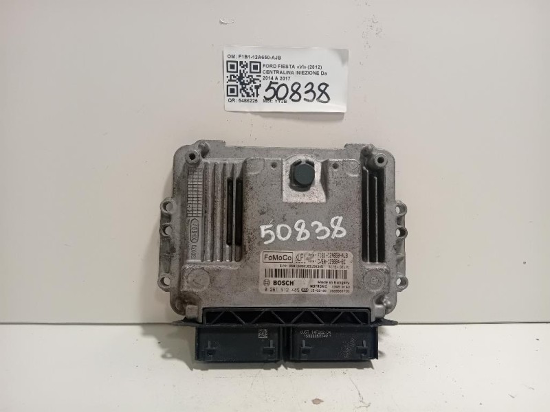 Centralina Iniezione F1B1-12A650-AJB Ford Fiesta VI 2012