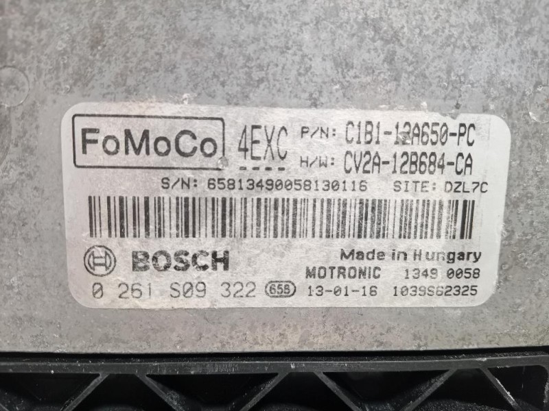 Centralina Iniezione C1B1-12A650-PC Ford Fiesta VI 2012