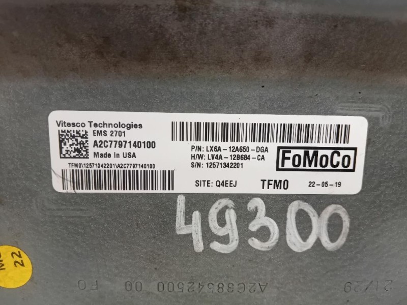 Centralina Iniezione LX6A-12A650-DGA Ford KUGA III 2020