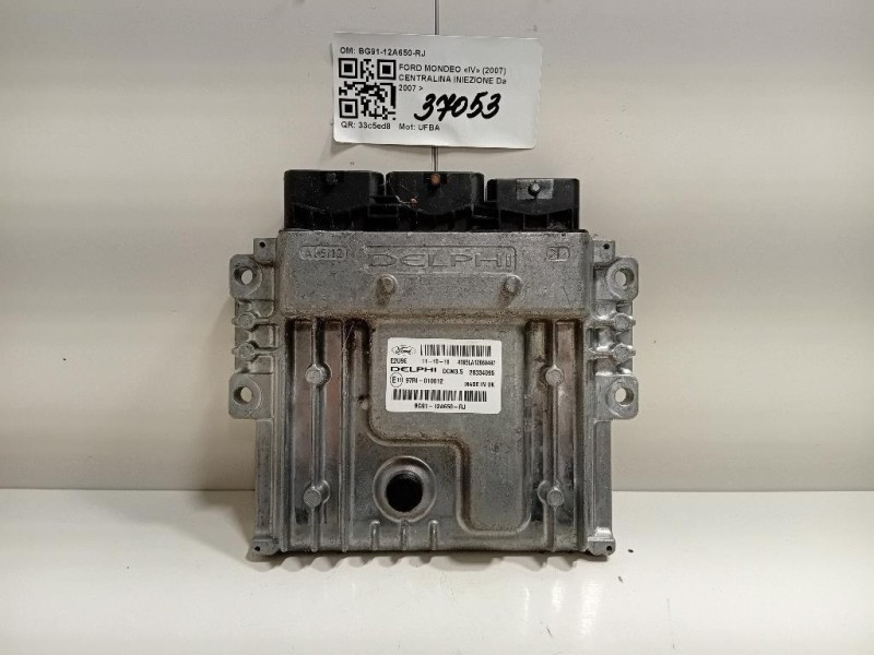 Centralina Iniezione BG91-12A650-RJ Ford Mondeo IV 2007