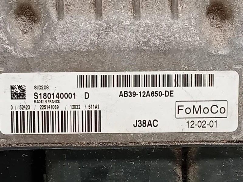 Centralina Iniezione AB39-12A650-DE Ford Ranger IV 2012