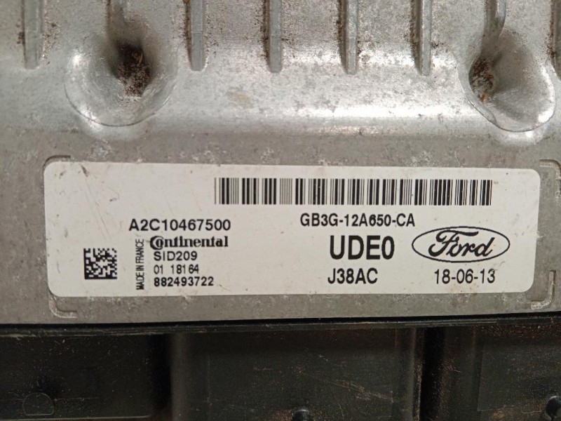 Centralina Iniezione GB3G-12A650-CA Ford Ranger IV 2019