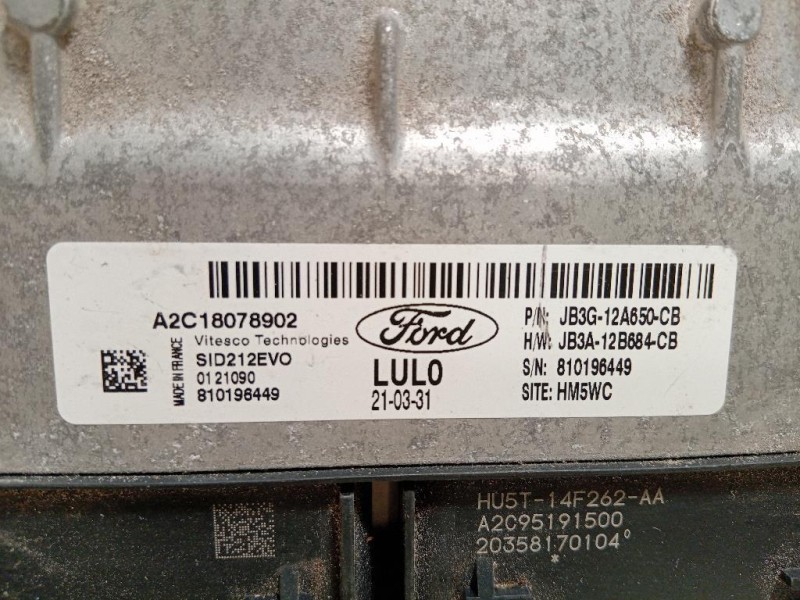 Centralina Iniezione A2C18078902 Ford Ranger IV 2019