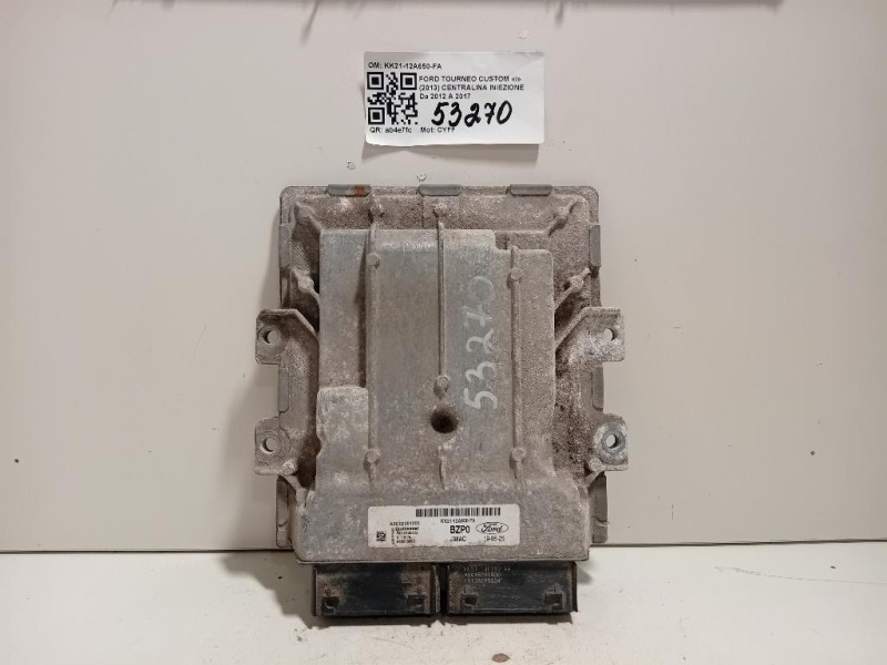 Centralina Iniezione KK21-12A650-FA Ford Tourneo Custom I 2013
