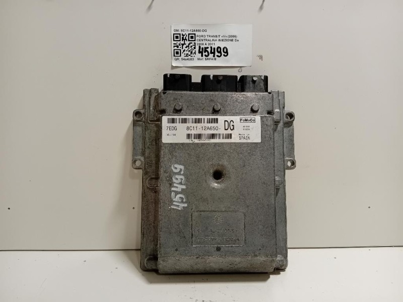 Centralina Iniezione 8C11-12A650-DG Ford Transit V 2006