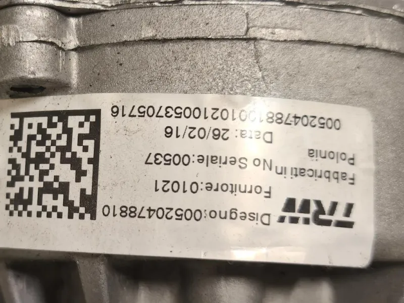 Piantone Sterzo 00520478810 Fiat 500X 2015