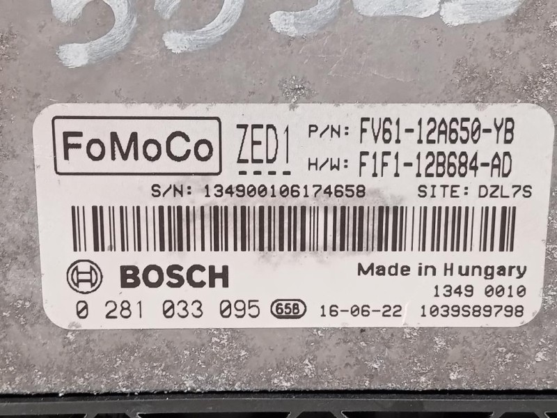 Centralina Iniezione FV61-12A650-YB Ford Transit Connect II 2014