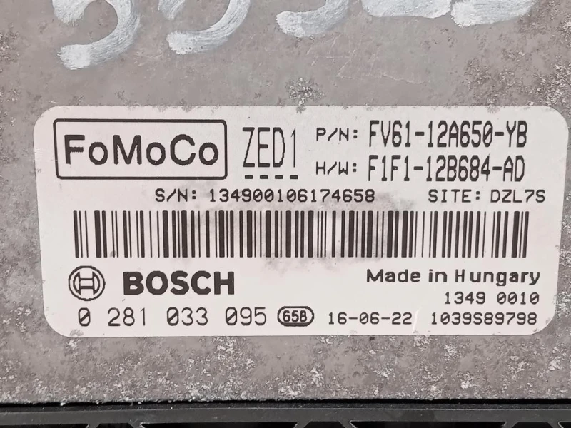 Centralina Iniezione FV61-12A650-YB Ford Transit Connect II 2014