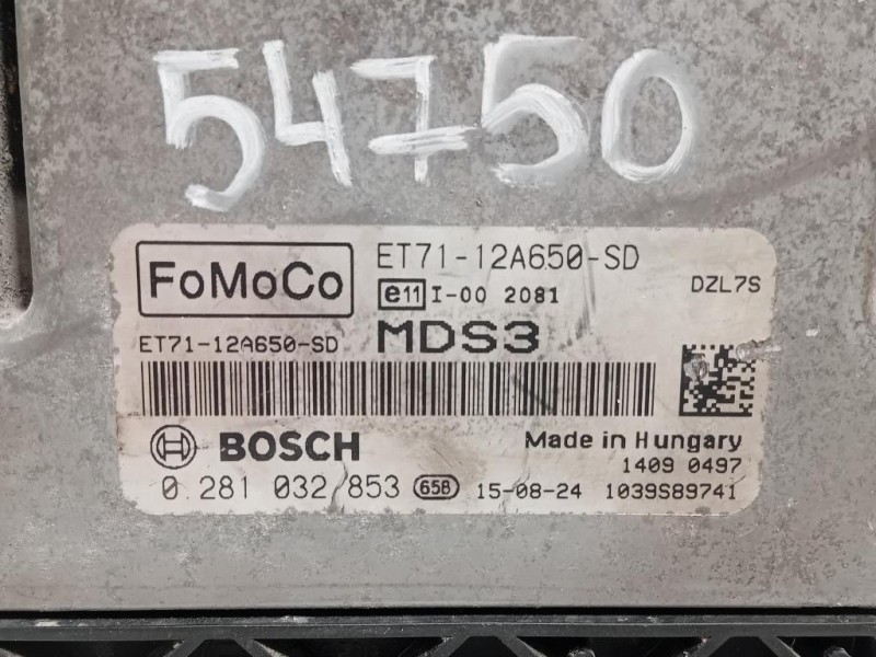 Centralina Iniezione ET71-12A650-SD Ford Transit Courier 2014