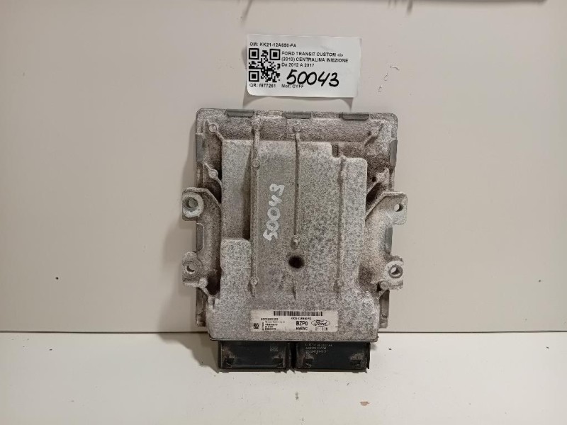 Centralina Iniezione KK21-12A650-FA Ford Transit Custom I 2013