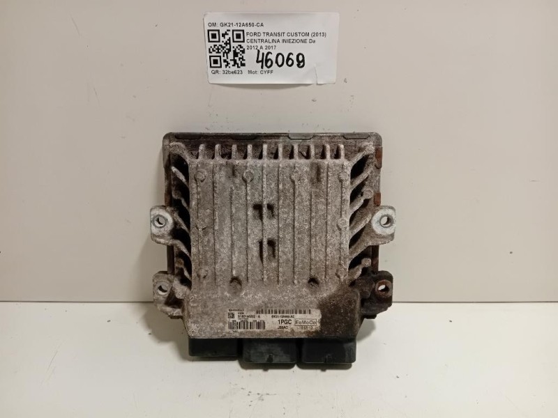Centralina Iniezione GK21-12A650-CA Ford Transit Custom I 2013