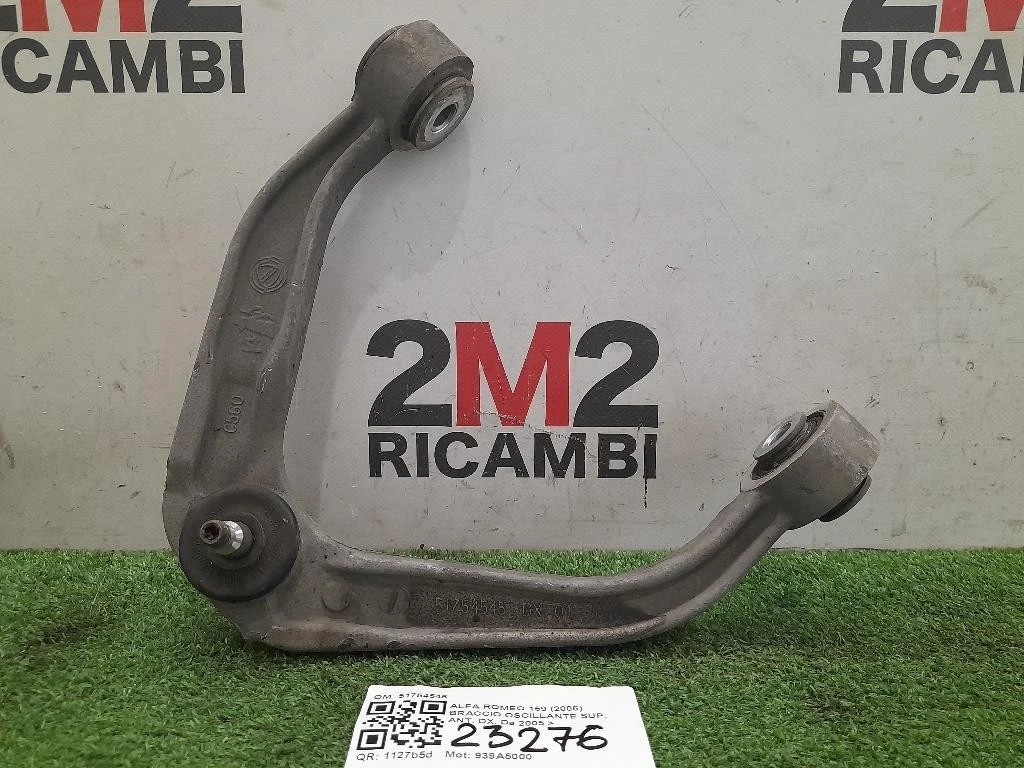 Braccio Oscillante SUP ANT DX 51754545 Alfa Romeo 159 2006