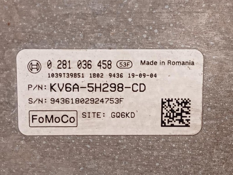 Centralina Iniezione KV6A-5H298-CD Ford Transit Custom I 2013