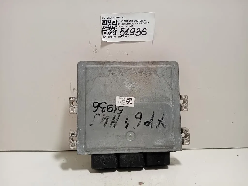 Centralina Iniezione BK21-12A650-AC Ford Transit Custom I 2013