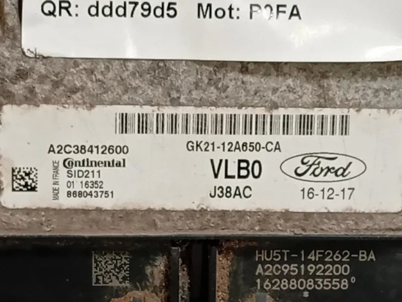 Centralina Iniezione GK21-12A650-CA Ford Transit Custom I 2018