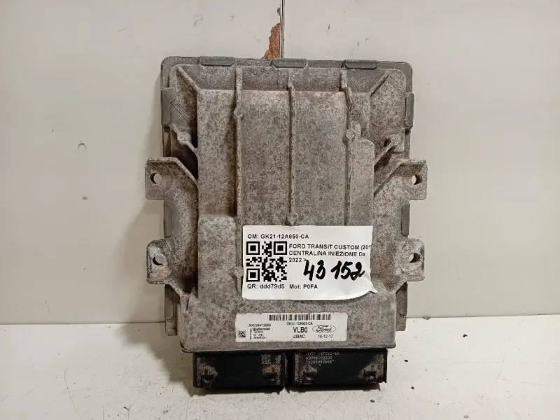 Centralina Iniezione GK21-12A650-CA Ford Transit Custom I 2018