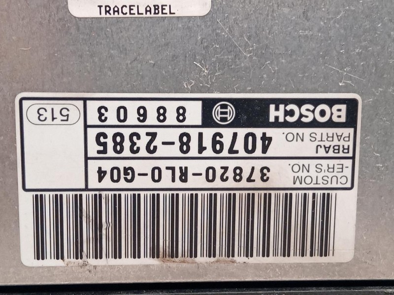 Centralina Iniezione 37820-RL0-G04 Honda Accord IX 2009