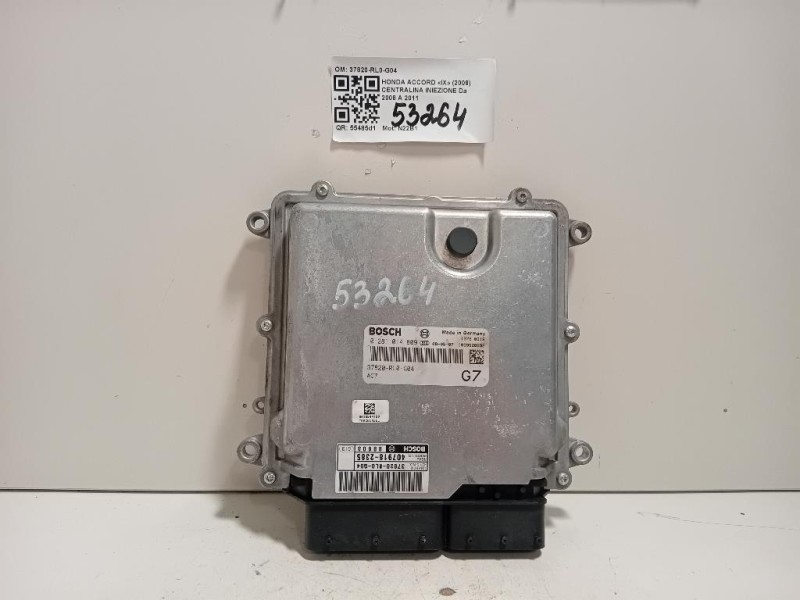 Centralina Iniezione 37820-RL0-G04 Honda Accord IX 2009