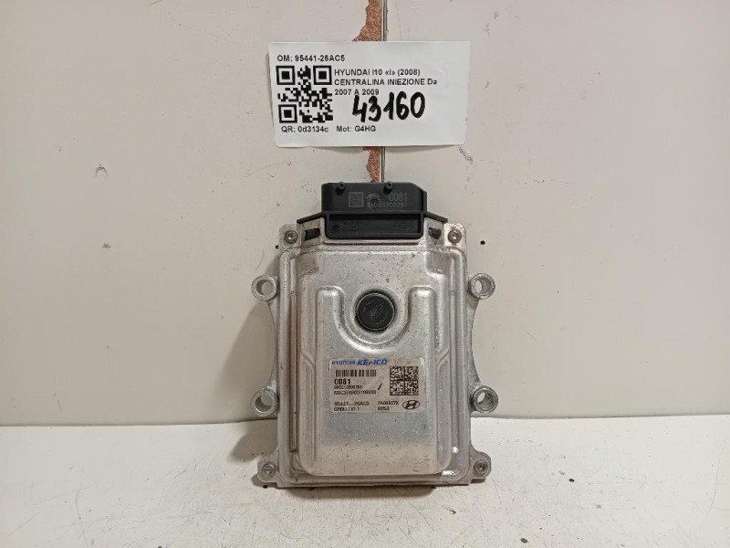 Centralina Iniezione 95441-26AC5 Hyundai I10 I 2008