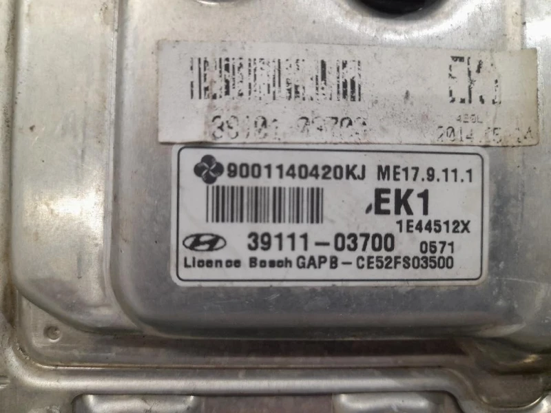 Centralina Iniezione 3911103700 Hyundai I20 I 2012