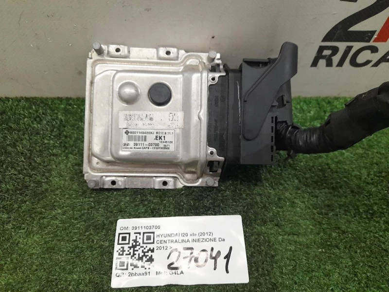 Centralina Iniezione 3911103700 Hyundai I20 I 2012