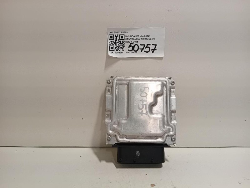 Centralina Iniezione 39111-03700 Hyundai I20 I 2012
