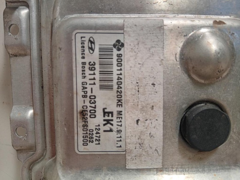 Centralina Iniezione 39111-03700 Hyundai I20 I 2012