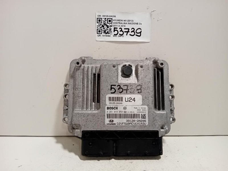 Centralina Iniezione 39120-2A206 Hyundai I40 2012