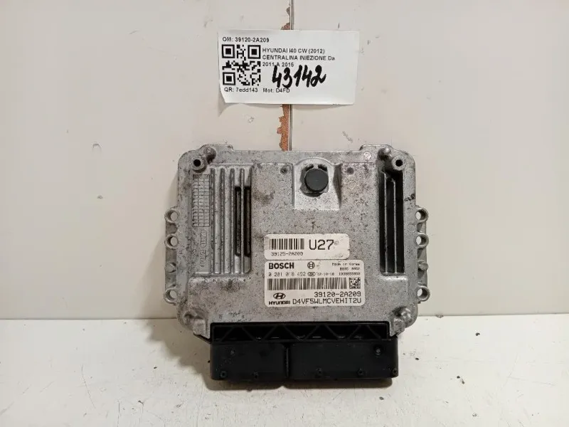 Centralina Iniezione 39120-2A209 Hyundai I40 CW 2012
