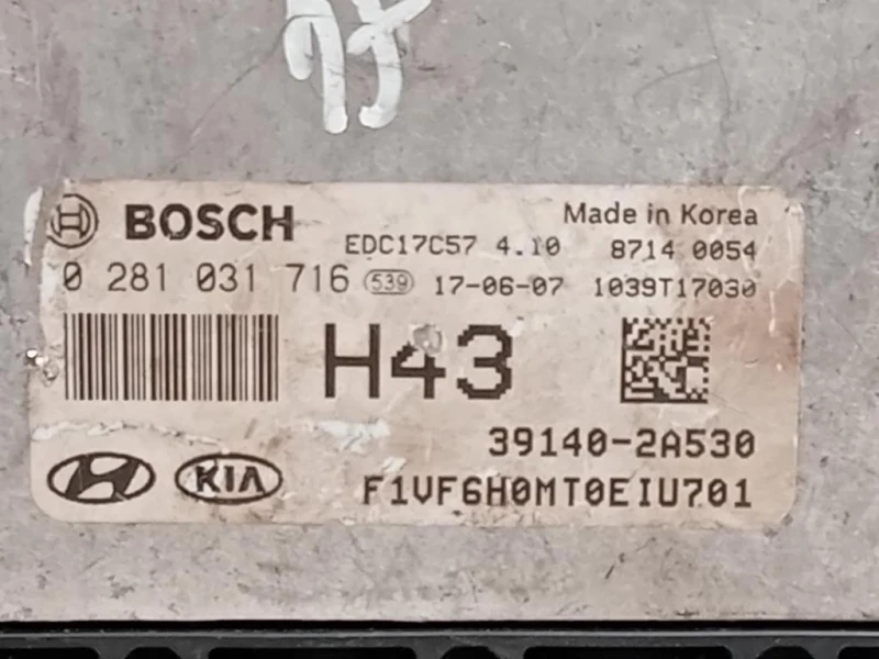 Centralina Iniezione 39140-2A530 Hyundai I40 CW 2015