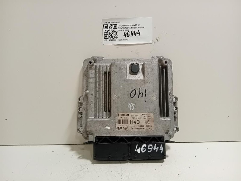 Centralina Iniezione 39140-2A530 Hyundai I40 CW 2015