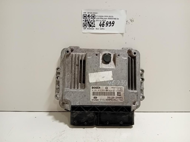 Centralina Iniezione 39120-2A001 Hyundai IX35 2013