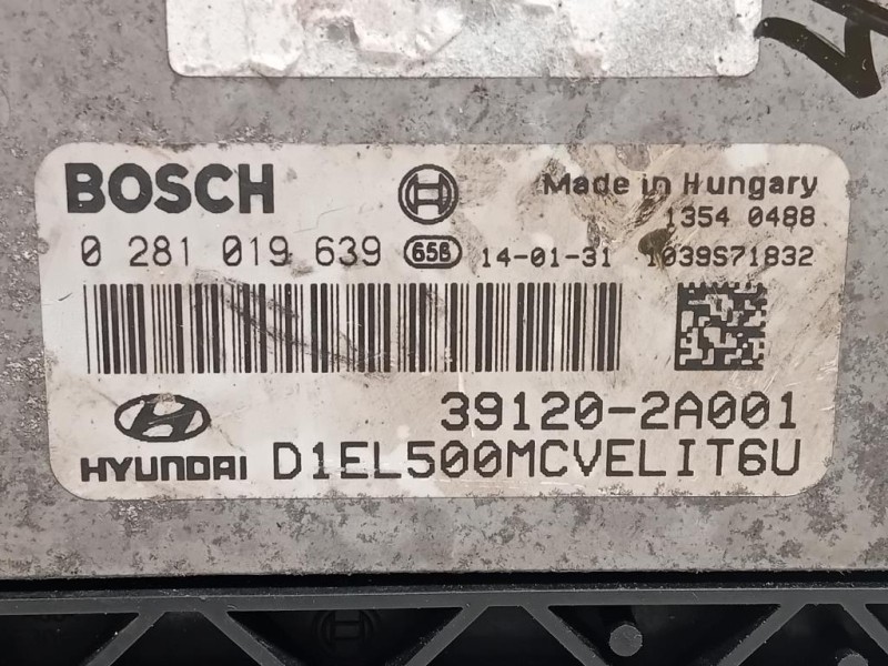 Centralina Iniezione 0 281 019 639 Hyundai IX35 2013