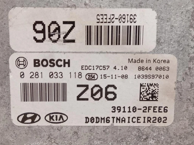 Centralina Iniezione 39110-2FEE6 Hyundai Santa FÉ IV 2015