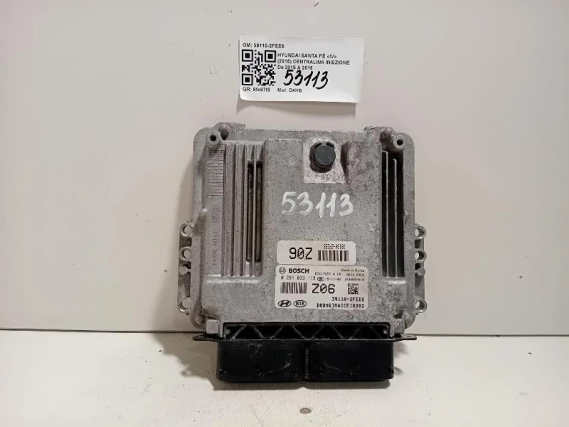 Centralina Iniezione 39110-2FEE6 Hyundai Santa FÉ IV 2015