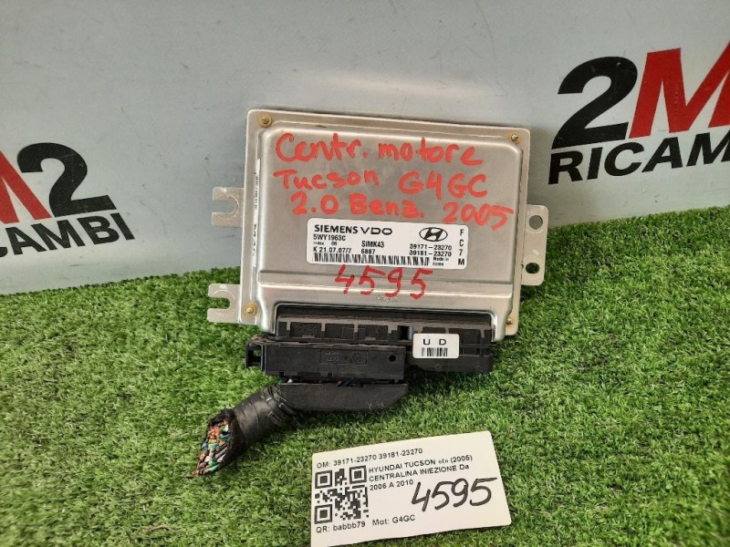 Centralina Iniezione 39171-23270 39181-23270 Hyundai Tucson I 2005